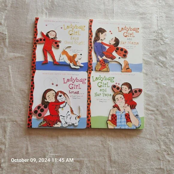 Ladybug Girl and Her Papa, Her Mama, Says Goodnight, Loves. 4 in Lot Board Books - Picture 1 of 6